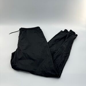 Nike Vintage Black Windbreaker Pants | Men’s Size Large